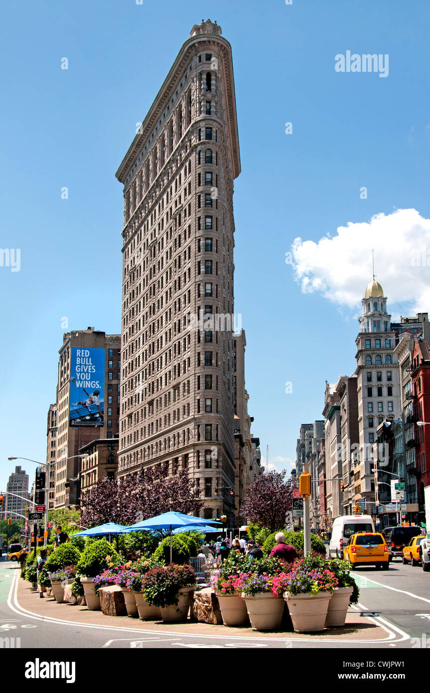 Madison Square Park Manhattan New York District Flatiron Building Banque D'Images