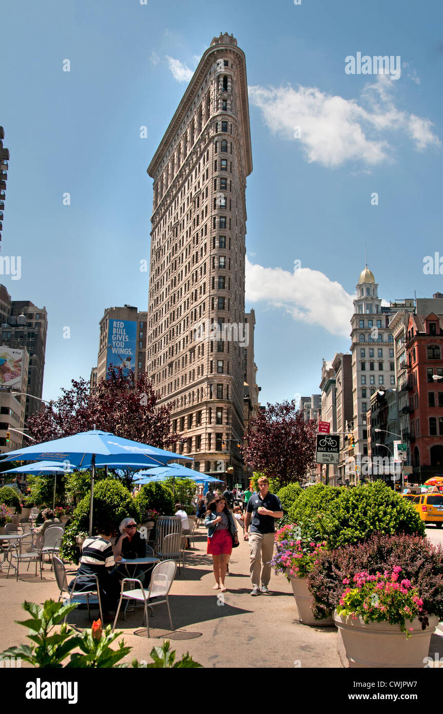Madison Square Park Manhattan New York District Flatiron Building Banque D'Images