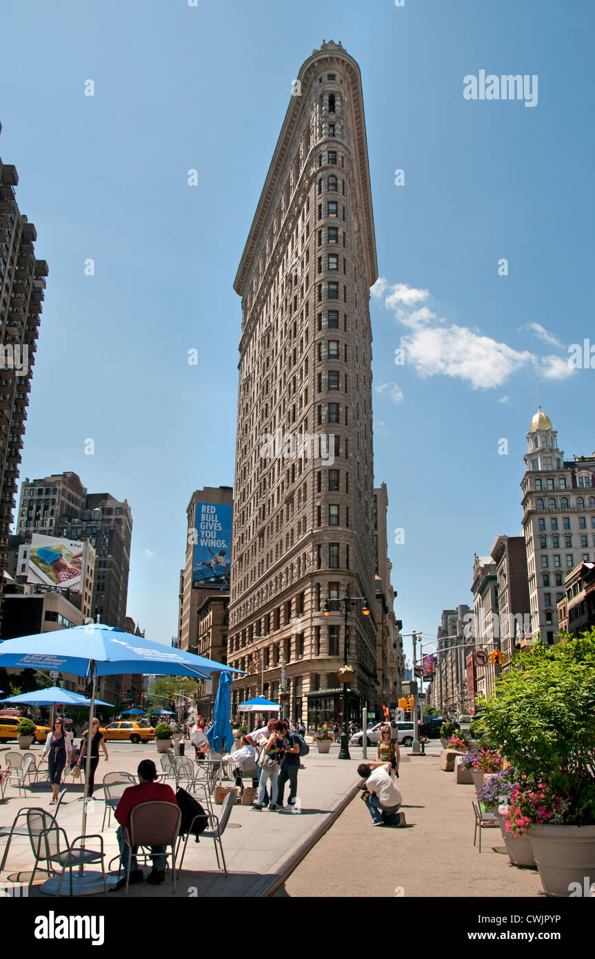 Madison Square Park Manhattan New York District Flatiron Building Banque D'Images