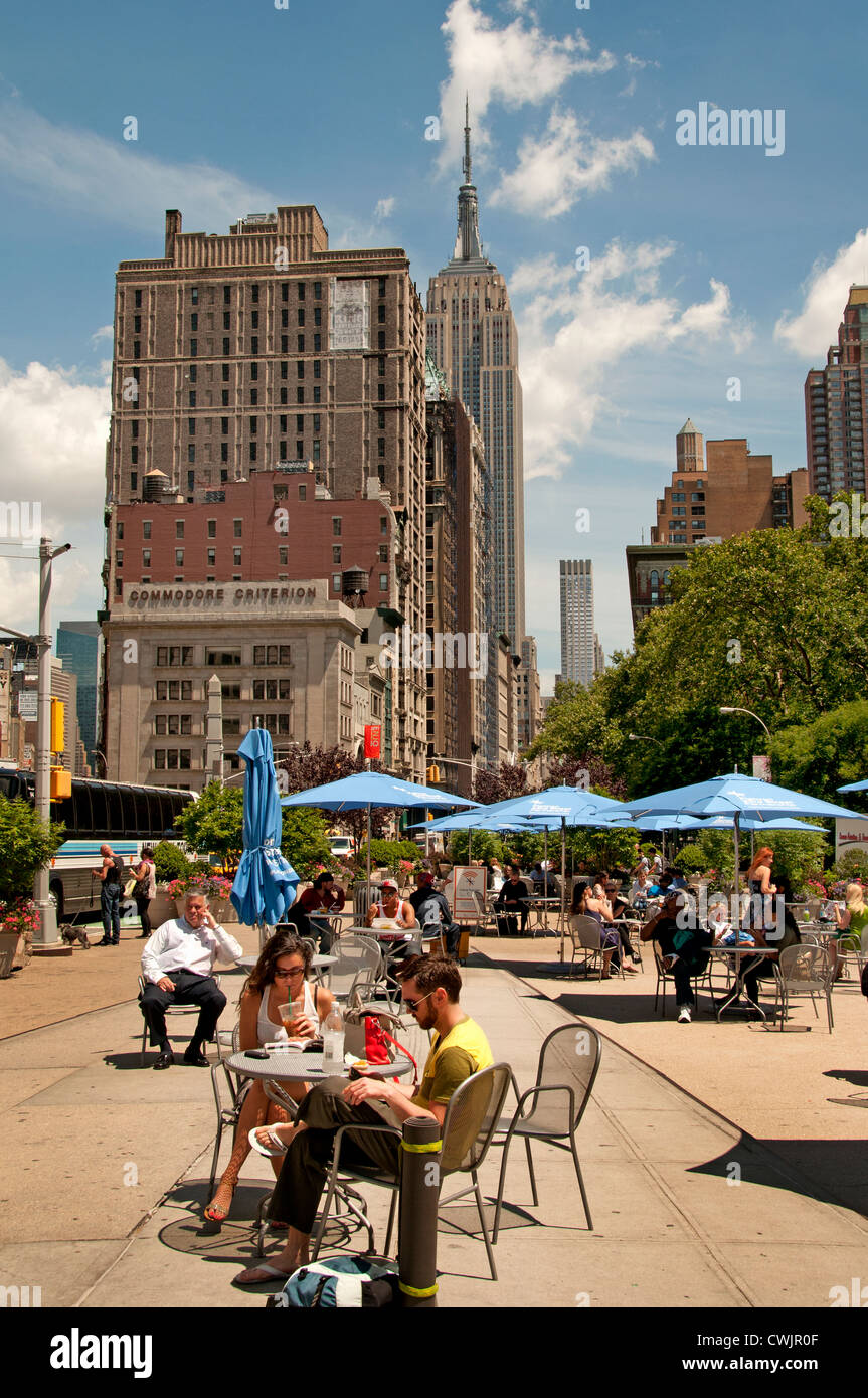 Empire State Building Manhattan New York District Flatiron Building Banque D'Images