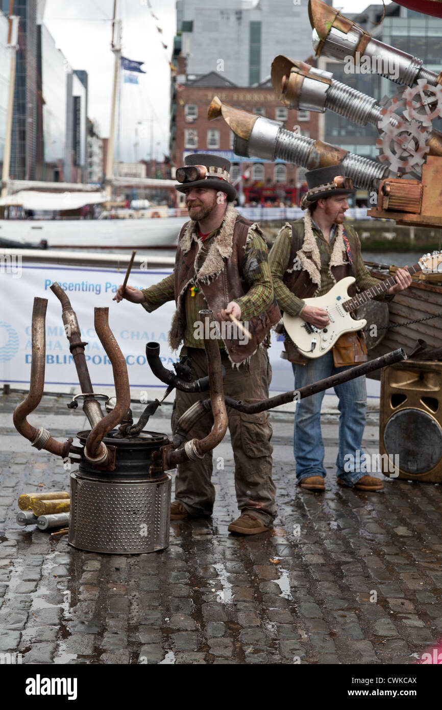 Groupe de Punk de vapeur Banque D'Images
