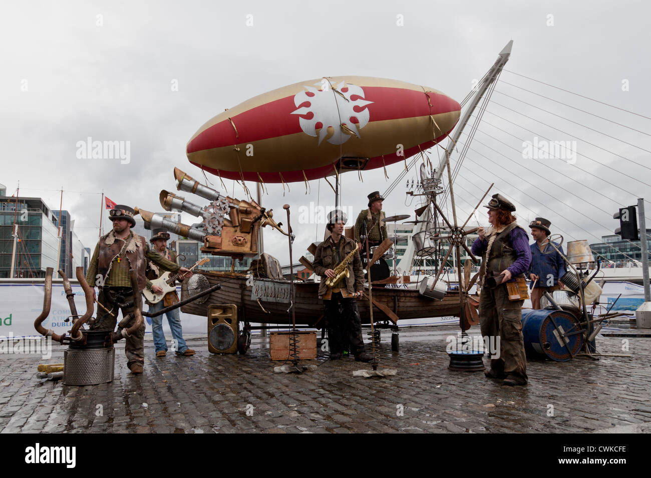 Groupe de Punk de vapeur Banque D'Images