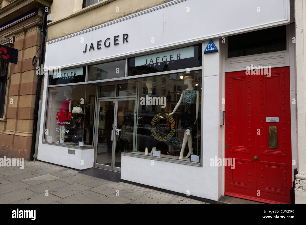 Jaeger boutique de mode à Brighton Banque D'Images