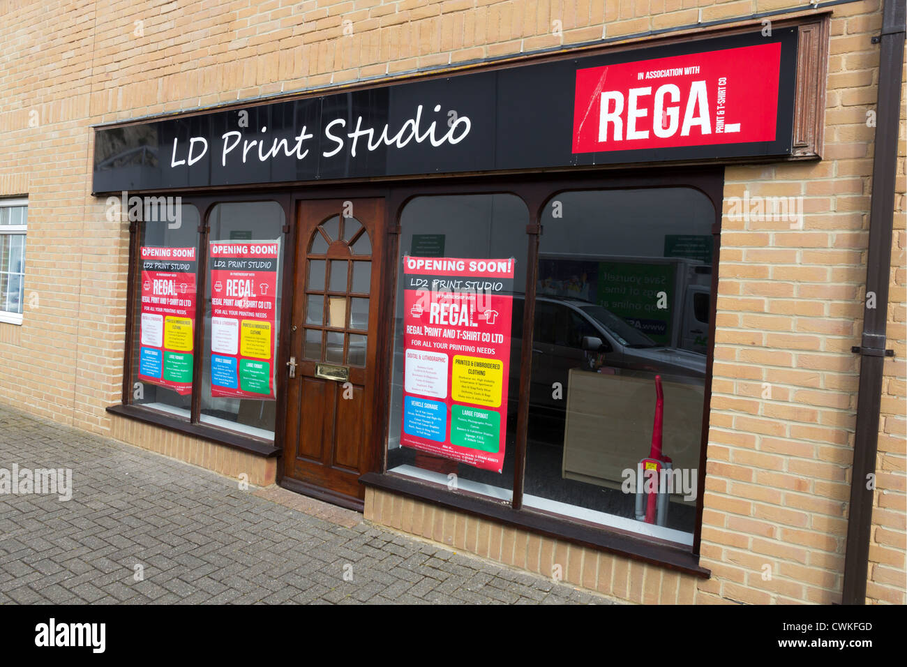 Regal Imprimer, imprimer et design studio, Studio d'impression LD à Brighton Banque D'Images
