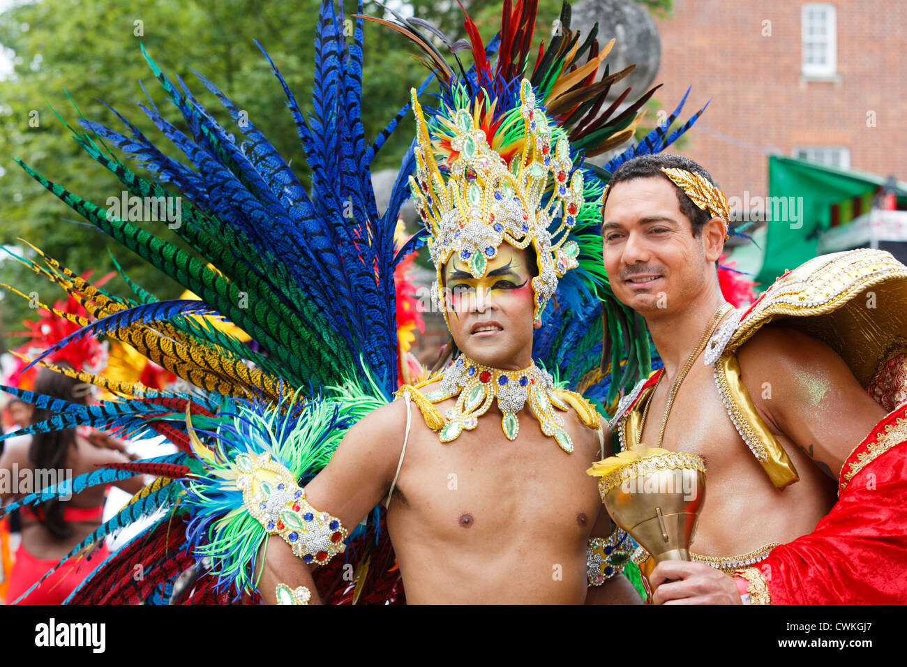 L'école de samba Paraiso à Notting Hill Carnival Banque D'Images