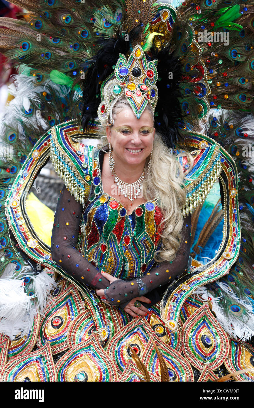 L'école de samba Paraiso à Notting Hill Carnival Banque D'Images