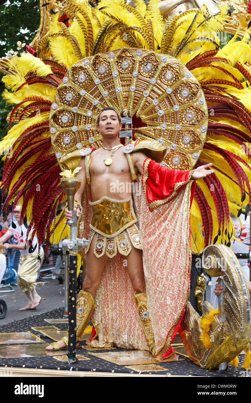 L'école de samba Paraiso à Notting Hill Carnival Banque D'Images