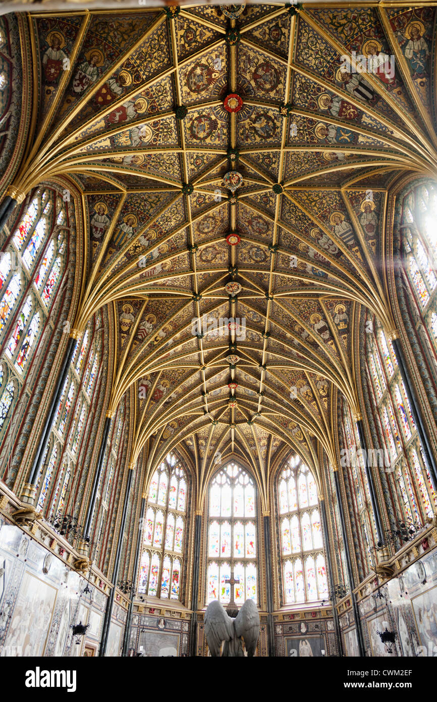 L'Angleterre, Berkshire, Windsor, Windsor Castle, Albert Memorial Chapel Banque D'Images