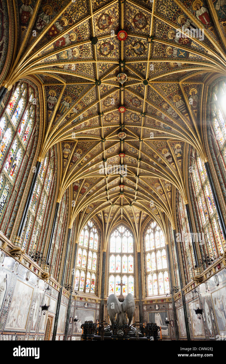 L'Angleterre, Berkshire, Windsor, Windsor Castle, Albert Memorial Chapel Banque D'Images