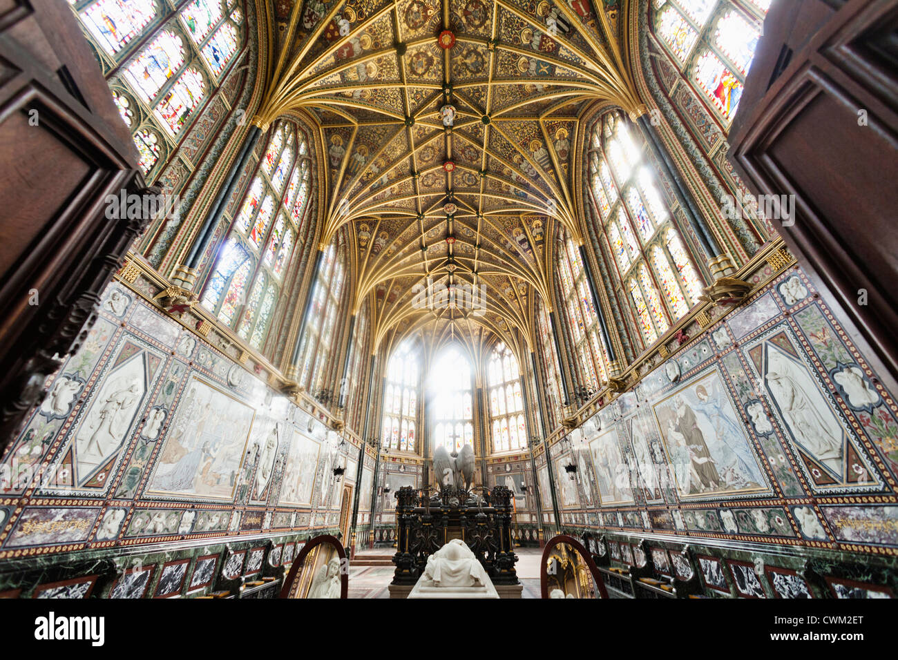 L'Angleterre, Berkshire, Windsor, Windsor Castle, Albert Memorial Chapel Banque D'Images