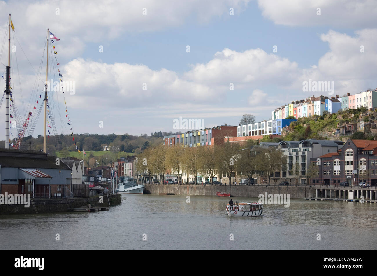 Le port flottant, Bristol, Royaume-Uni Banque D'Images