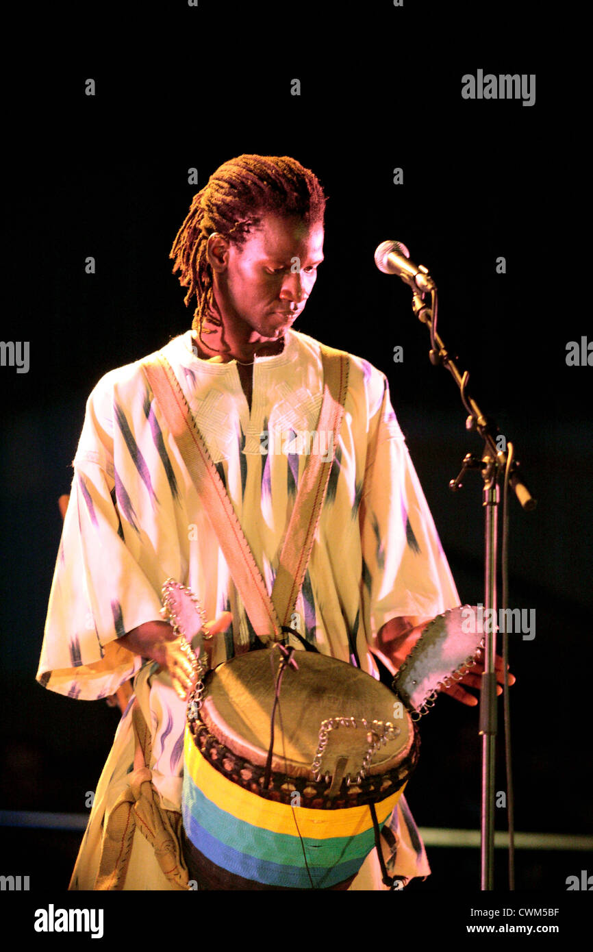 Bachir Sanogo au Festival de Radio France de Montpellier, Languedoc Roussillon, France Banque D'Images