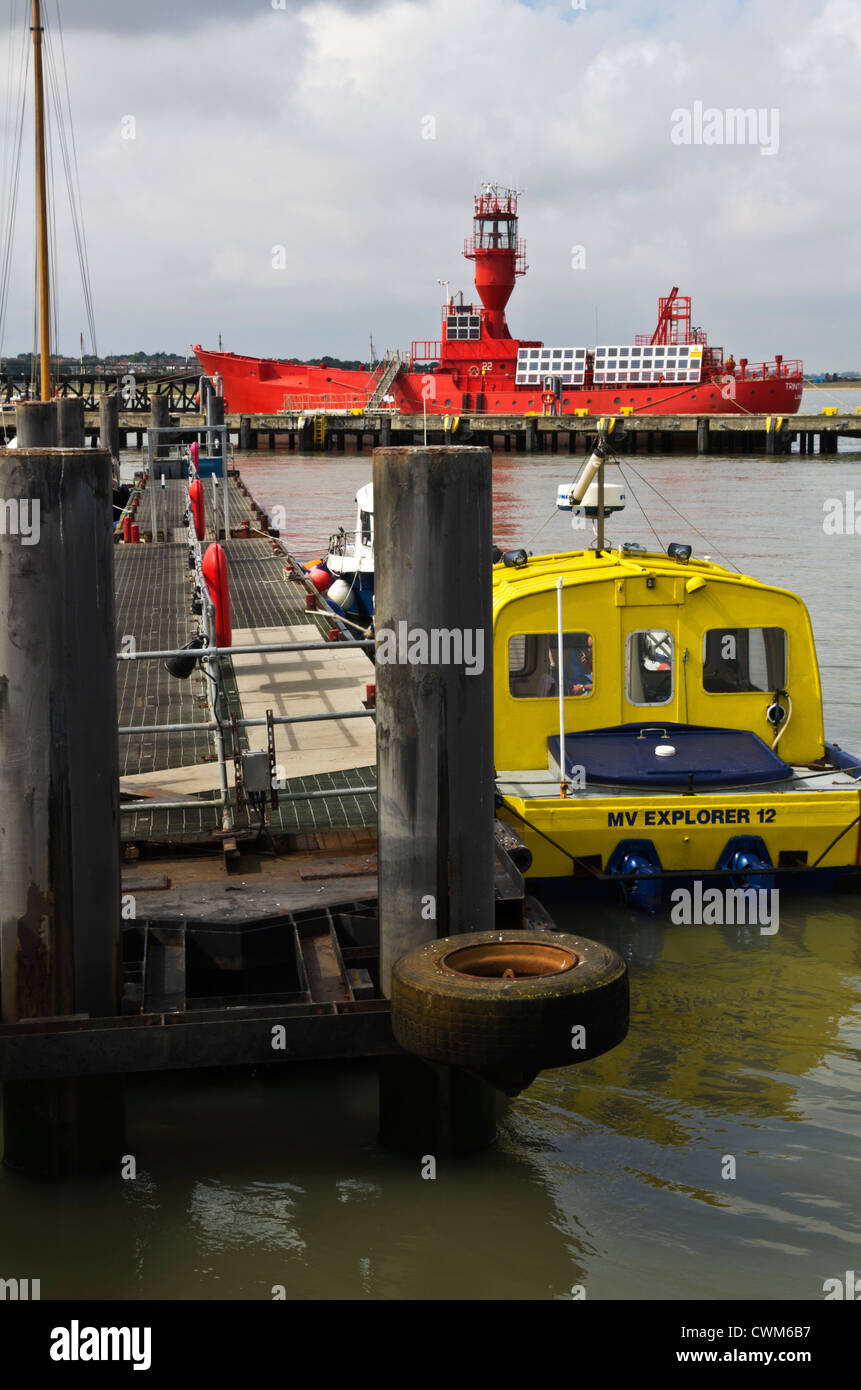 Ferry Harwich à Felixstowe, Harwich, Essex Banque D'Images