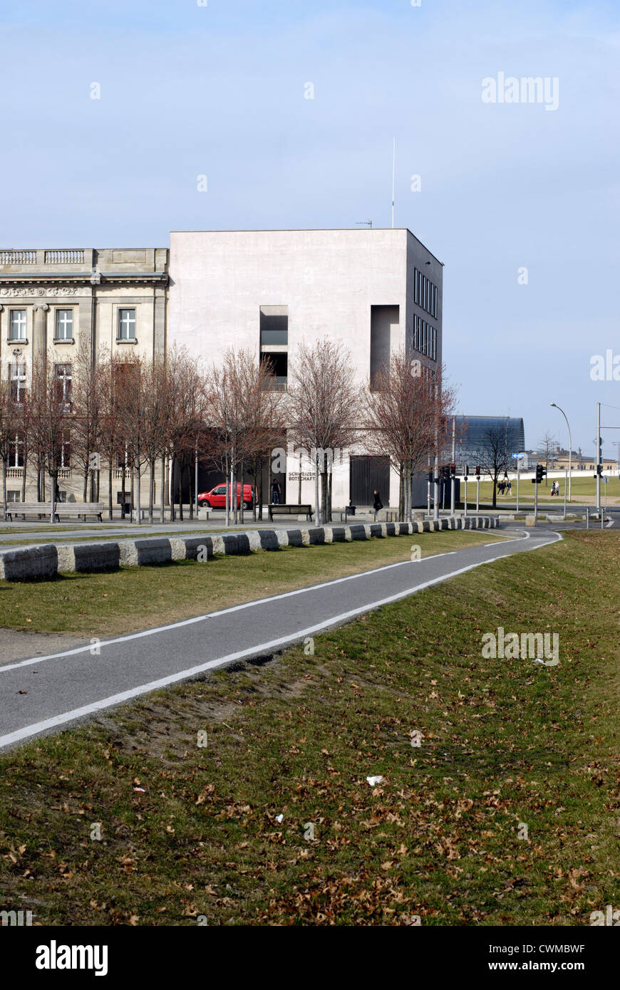 Die Botschaft der Schweiz à Berlin Banque D'Images