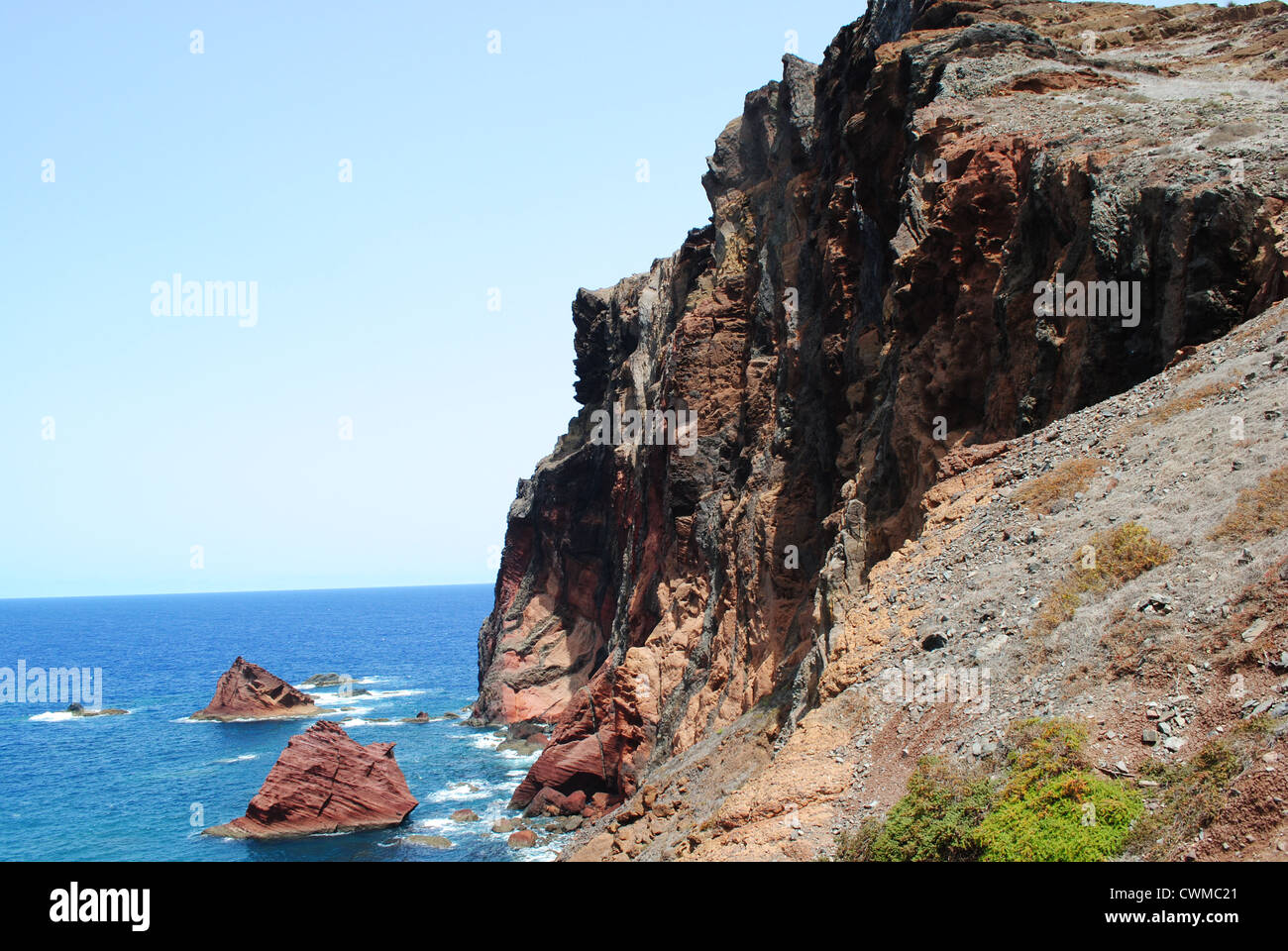 Image prise sur le levada de San Lorenzo, à Madère Banque D'Images