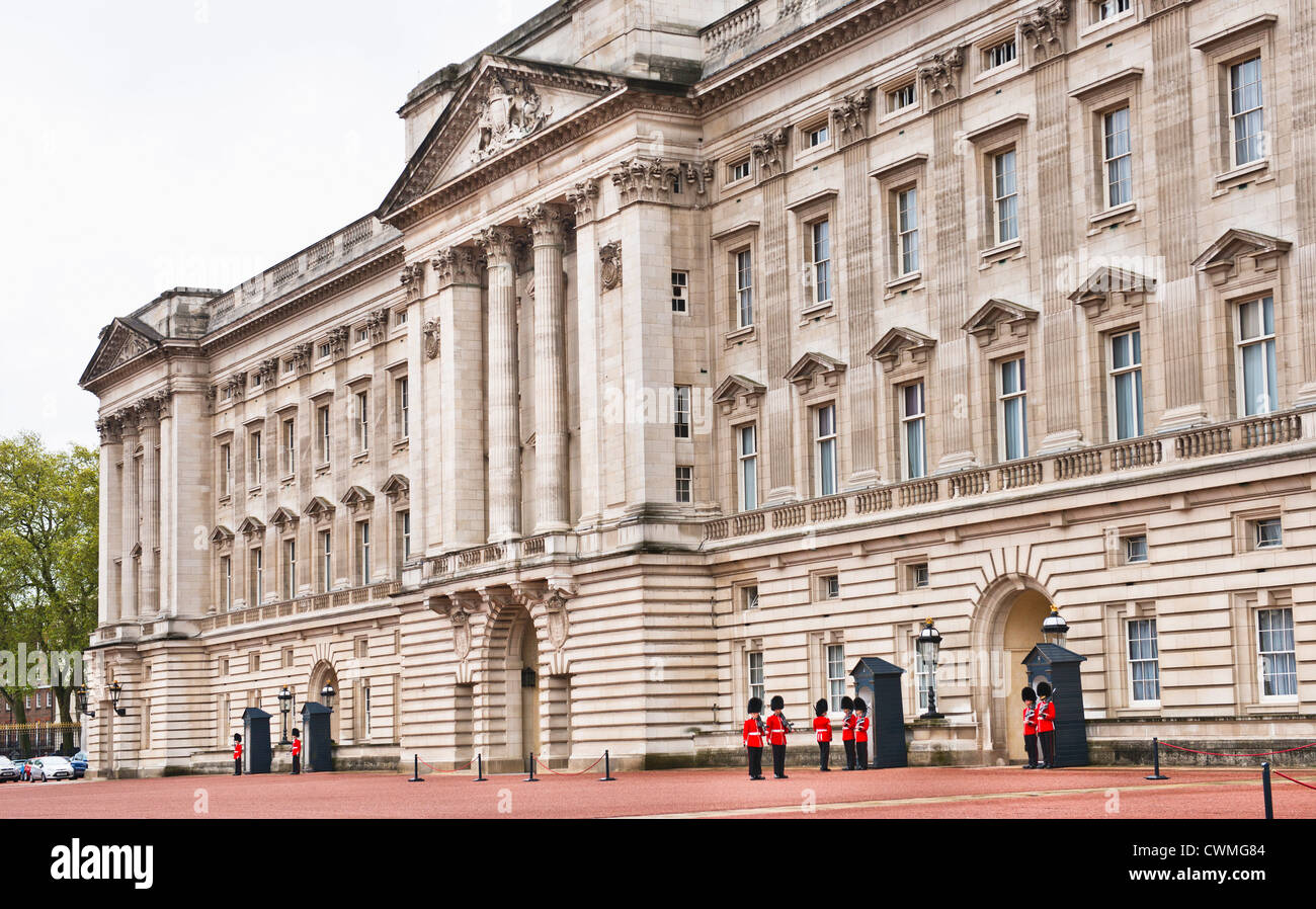 UK, Londres, Buckingham Palace Banque D'Images