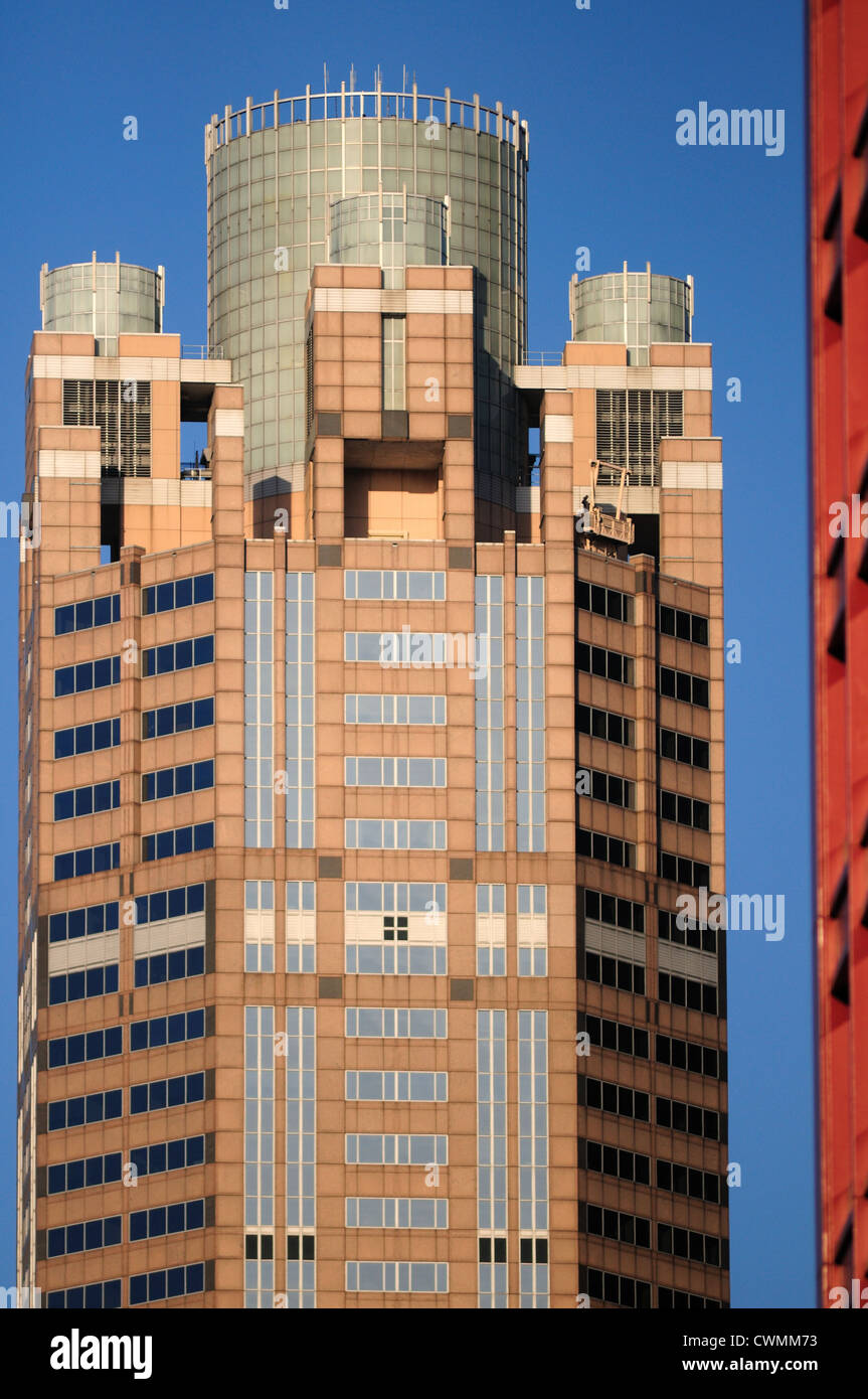 USA Illinois Chicago 65 étages 311 South Wacker Drive Bâtiment vu de Grant Park environ 1/2 mile construit en 1990 Banque D'Images