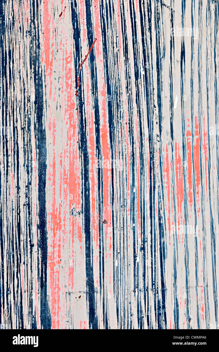 Arrière-plan de vieux bois mur avec de la peinture Banque D'Images