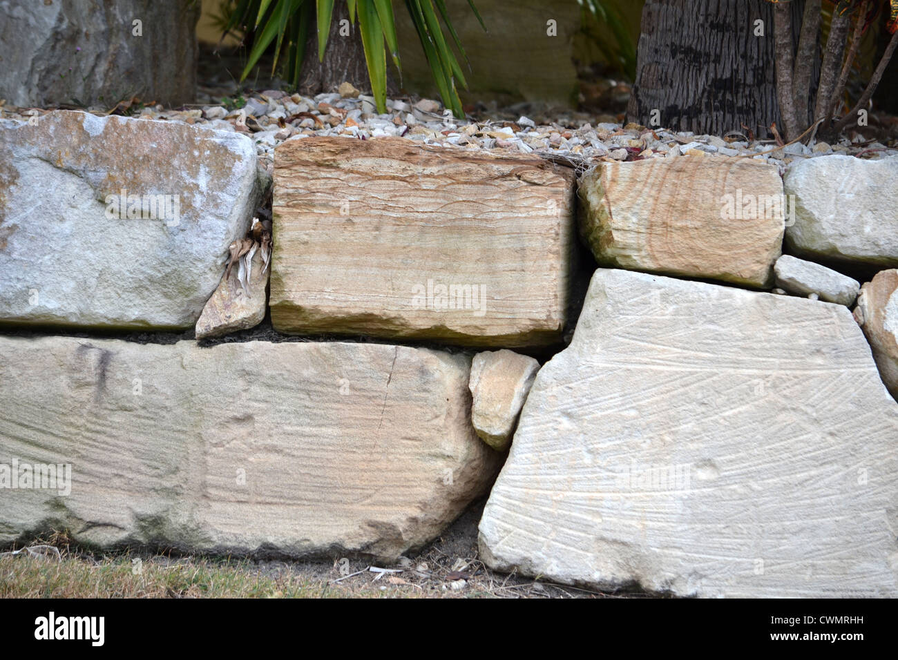 Mur de soutènement en pierre Photo Stock Alamy — free download