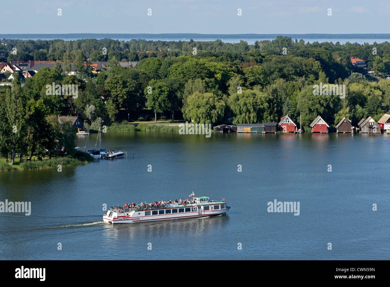 Lac Mueritz, Roebel, lacs de Mecklembourg, Schleswig-Holstein, Allemagne Banque D'Images