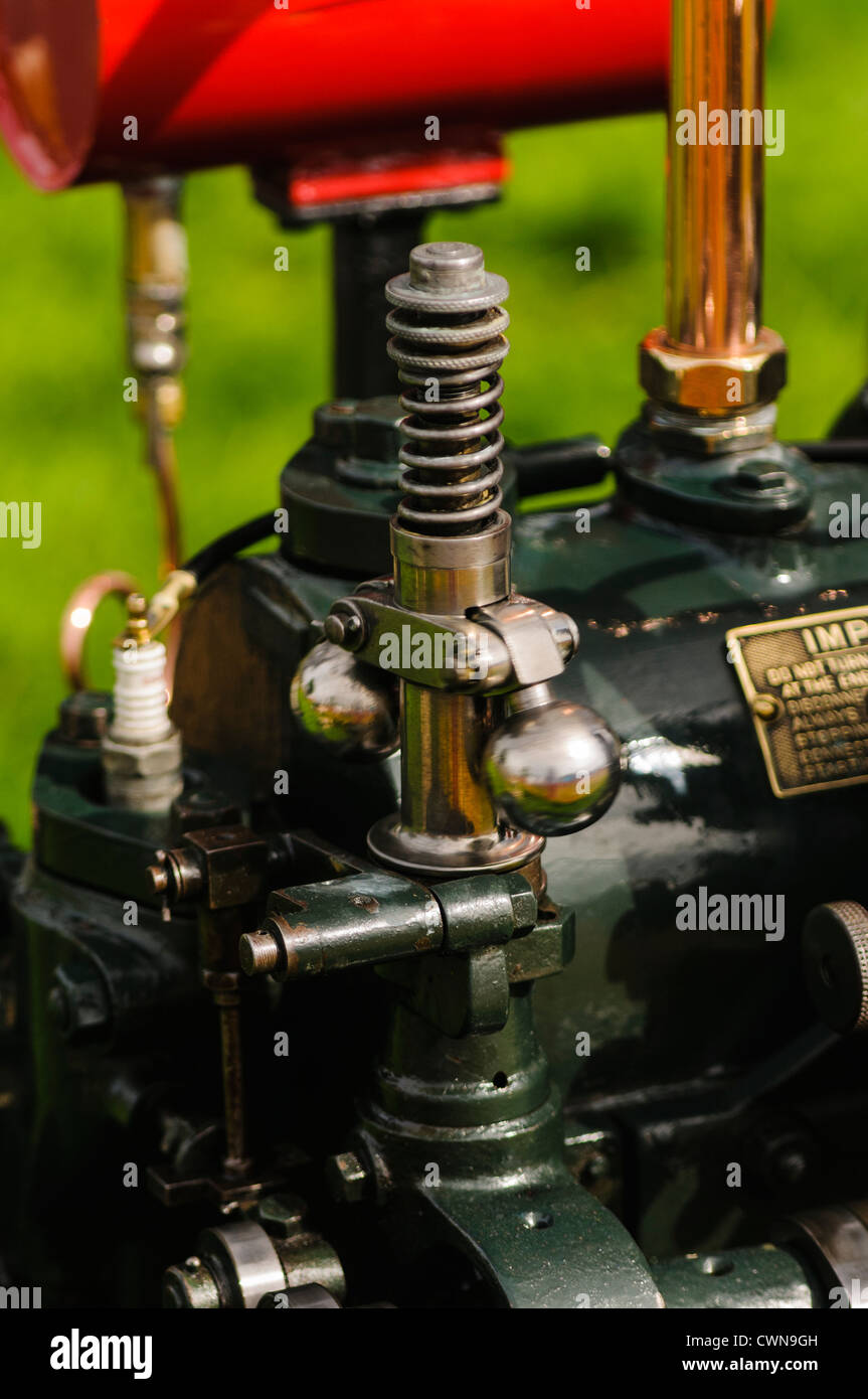Gouverneur sur un moteur stationnaire Banque D'Images