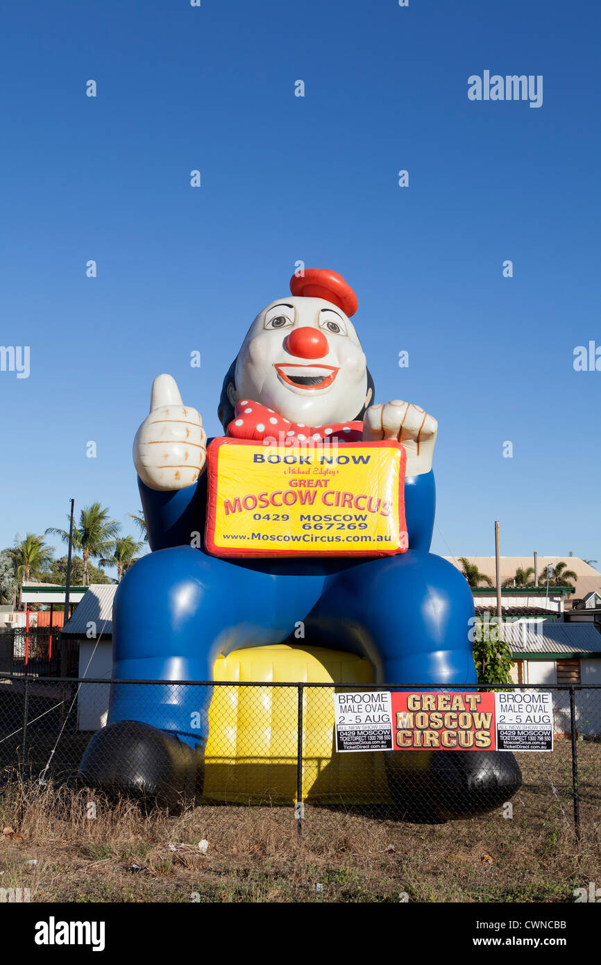 Le Grand Cirque de Moscou dans la région de Broome, Australie occidentale. Banque D'Images