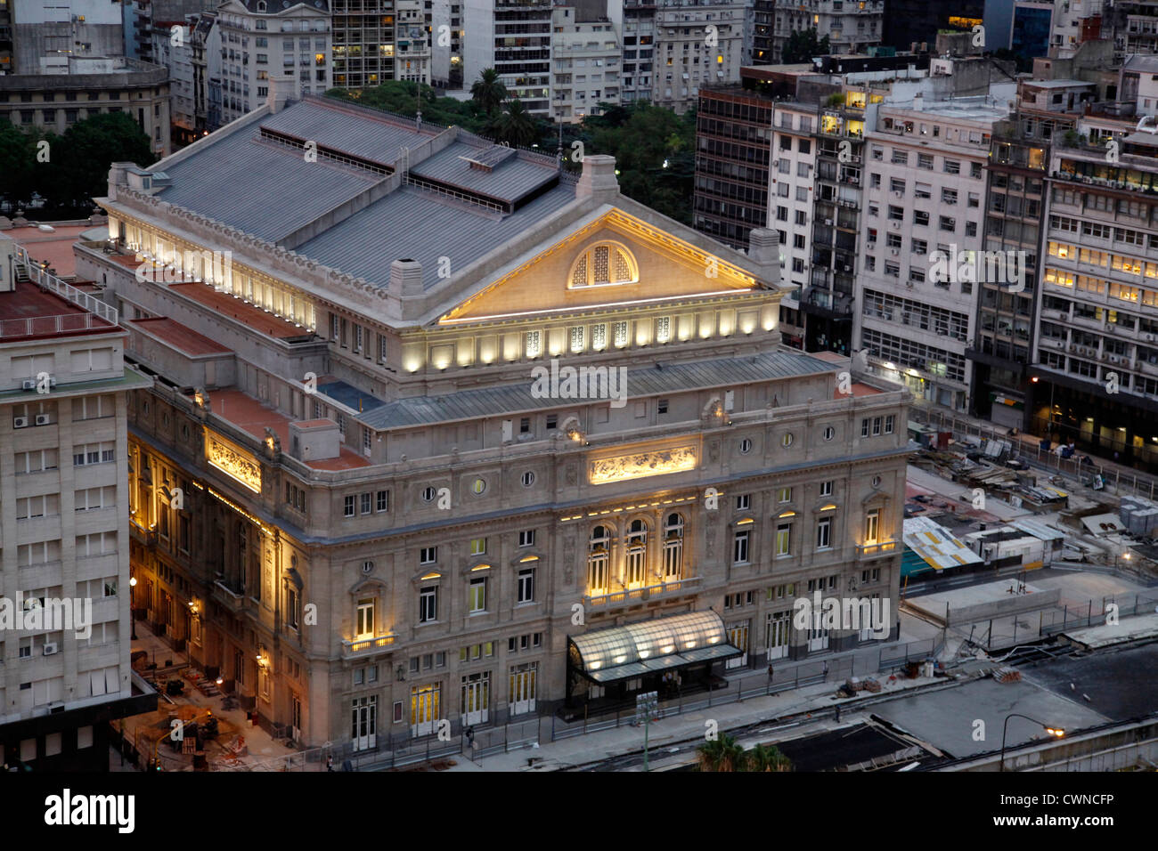 Teatro Colon, Buenos Aires, Argentine. Banque D'Images