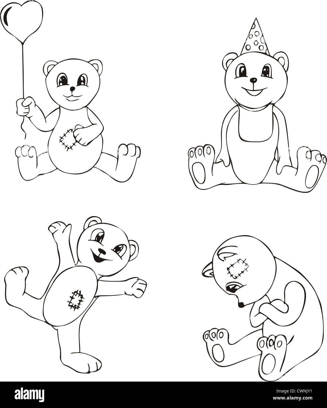 Jouets ours Funny Banque D'Images