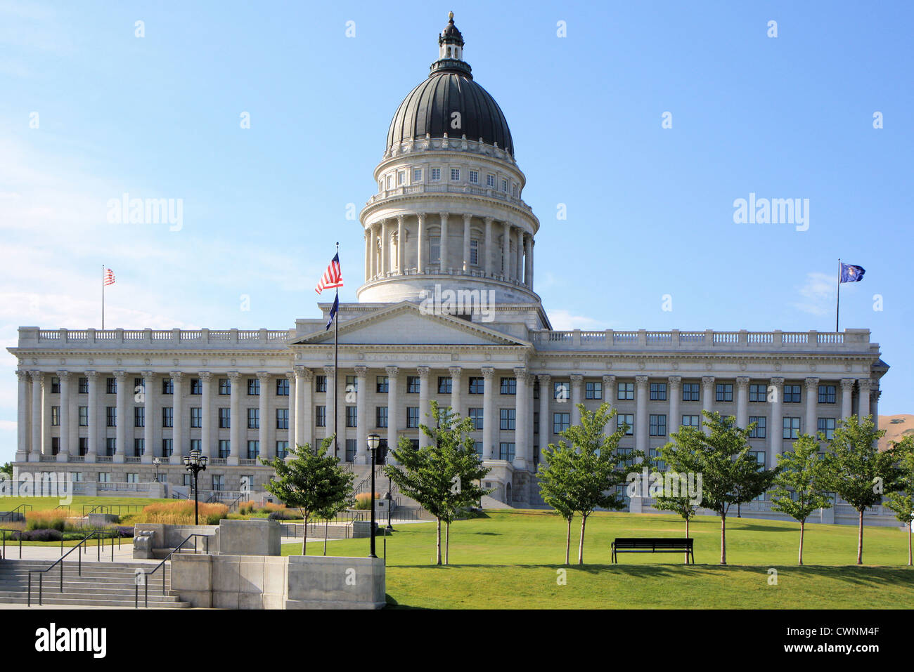 Salt Lake City Utah, USA capitol Banque D'Images