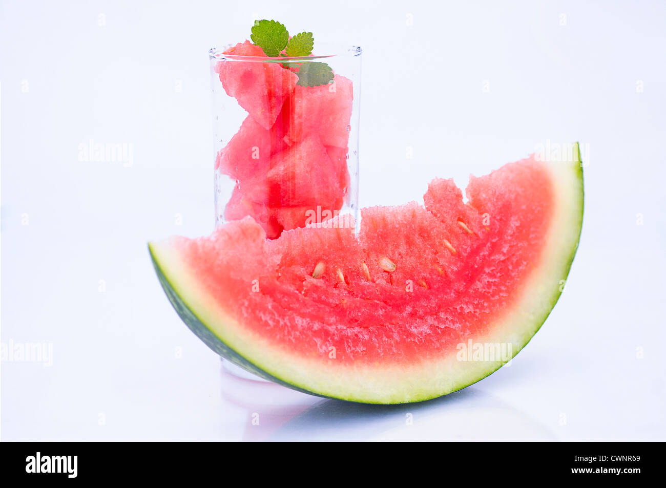 Fresh watermelon, excellente à manger et avec beaucoup de couleurs Banque D'Images