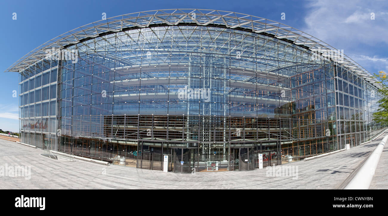 Banque européenne d'investissement, BEI, Plateau du Kirchberg, quartier européen, la Ville de Luxembourg, Europe Banque D'Images