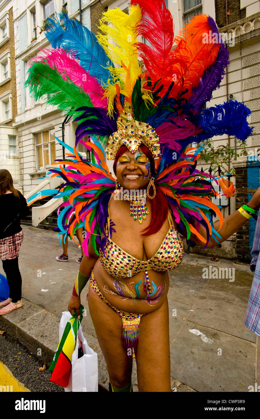 Notting Hill Carnival de Londres 2012 Artistes Banque D'Images