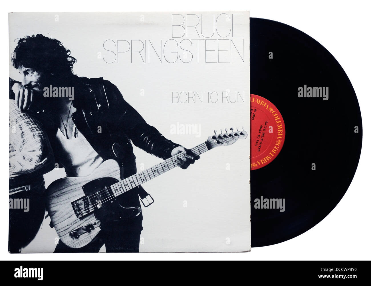 Bruce Springsteen Born to Run album Banque D'Images