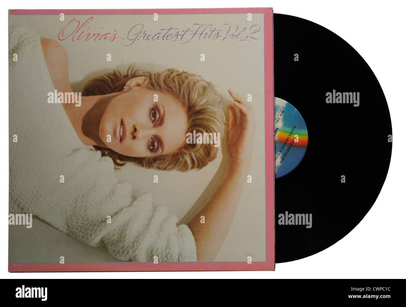 Olivia Newton John Greatest Hits album Banque D'Images