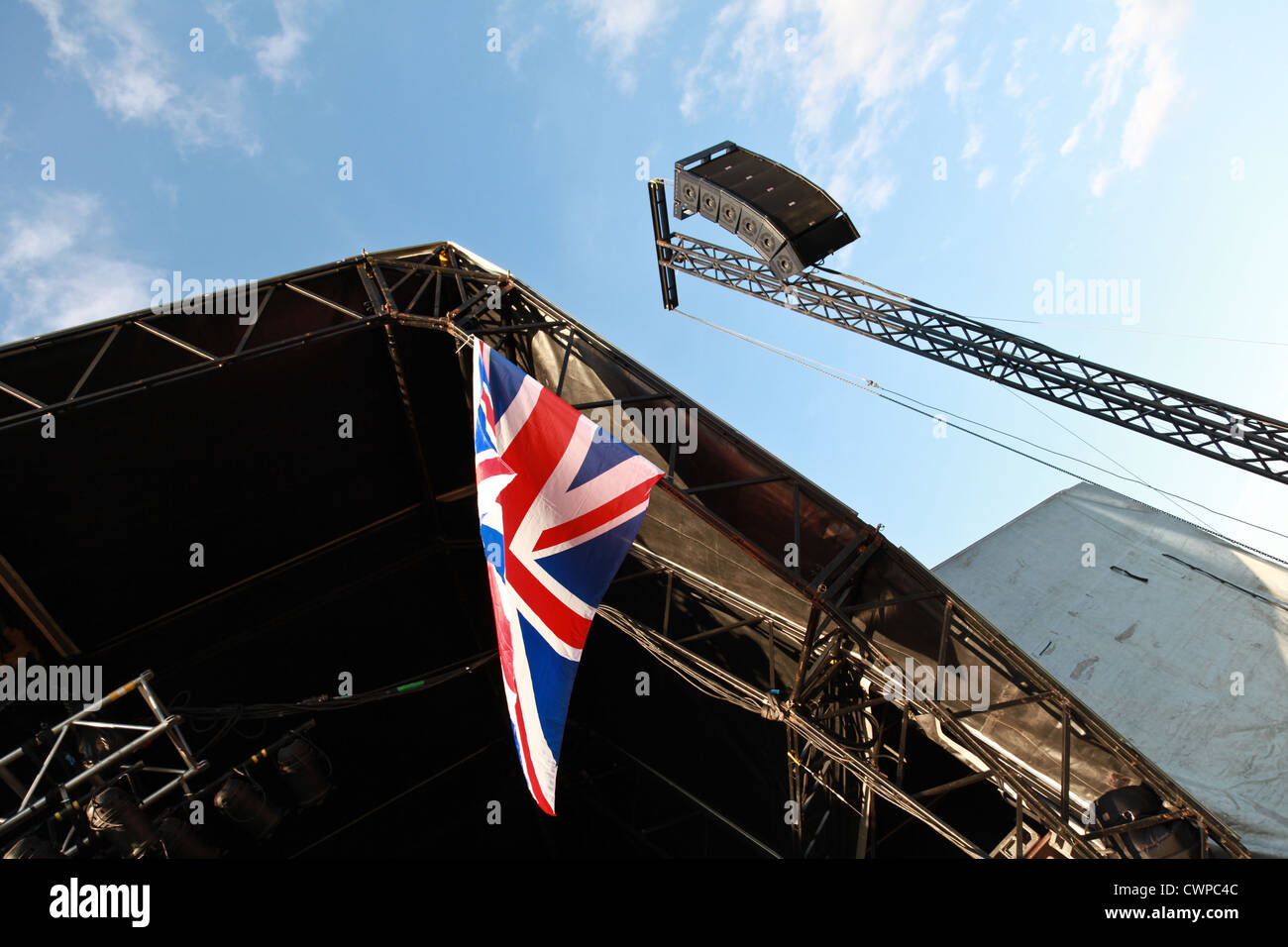 Scène à Shuttleworth Flying Proms Banque D'Images