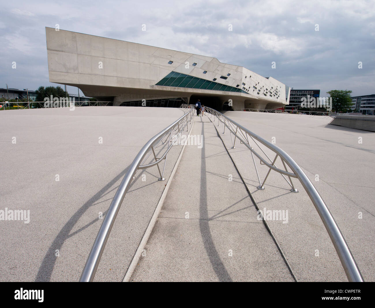 Phaeno Science Center à Wolfsburg Allemagne ; architecte Zaha Hadid Banque D'Images