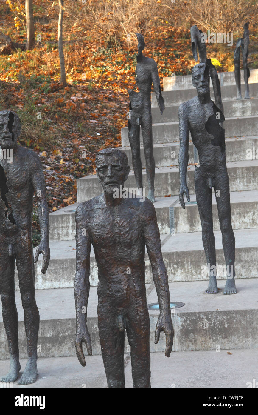 Mémorial aux victimes du communisme, Prague, République Tchèque Banque D'Images