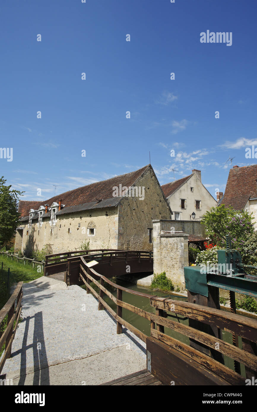 Montrésor, commune française située dans le département de Seine-et-Marne France Banque D'Images