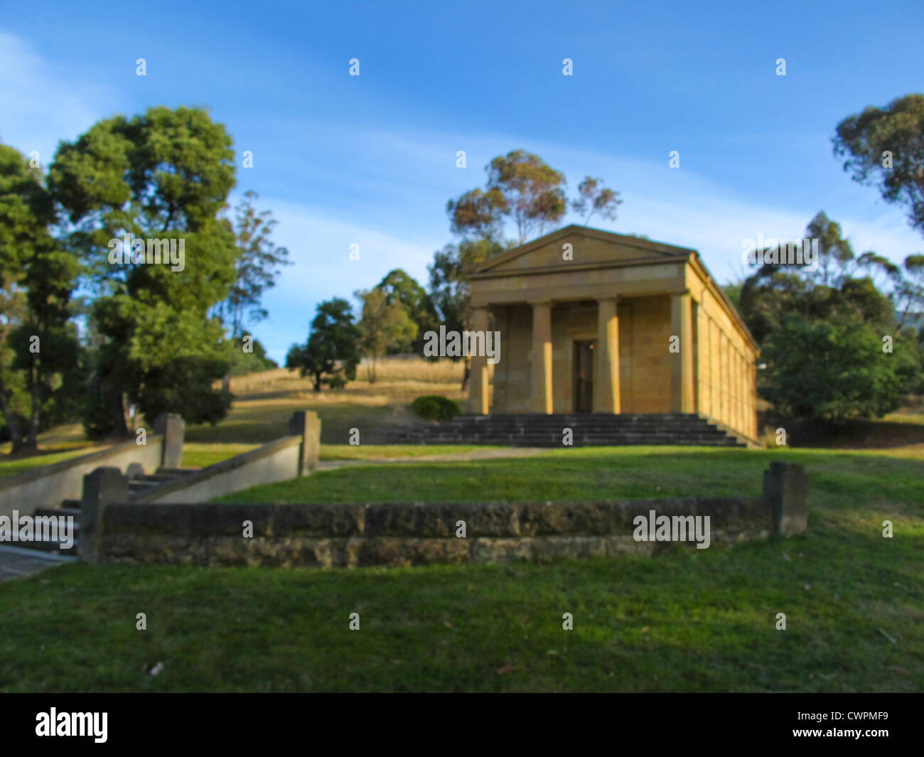 L'Acanthe, le style néogrec museum construit par Lady Jane Franklin en 1842 à Besançon Hobart, Tasmanie Banque D'Images