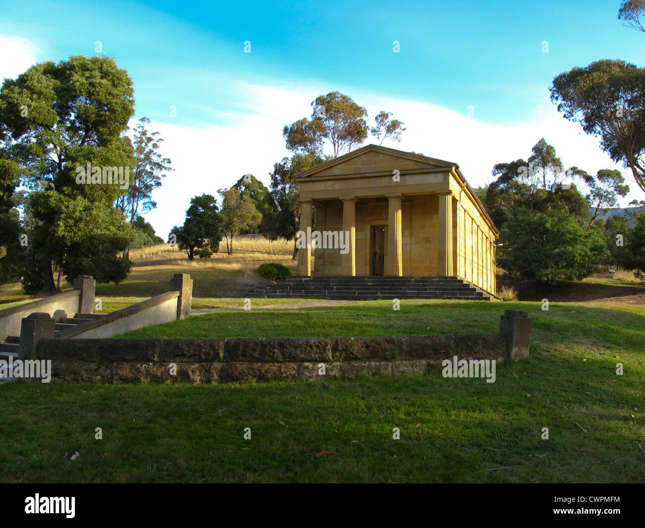 L'Acanthe, le style néogrec museum construit par Lady Jane Franklin en 1842 à Besançon Hobart, Tasmanie Banque D'Images