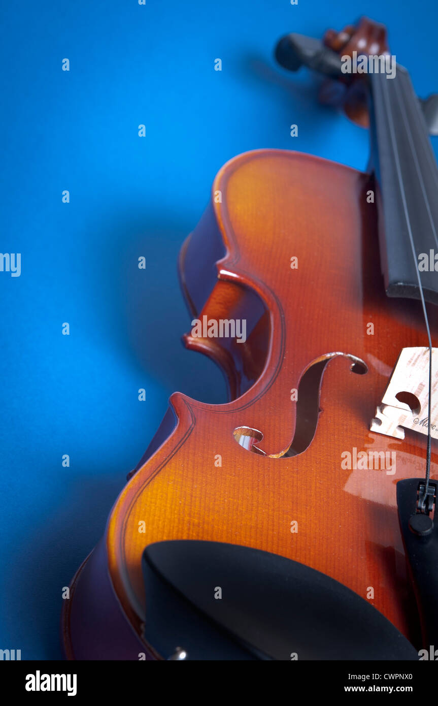 Instrument de musique de violon classique Banque D'Images