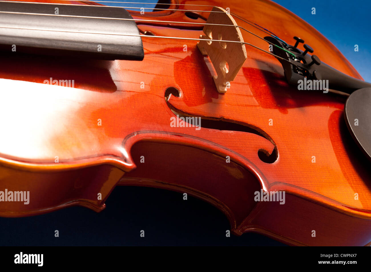 Instrument de musique de violon classique Banque D'Images