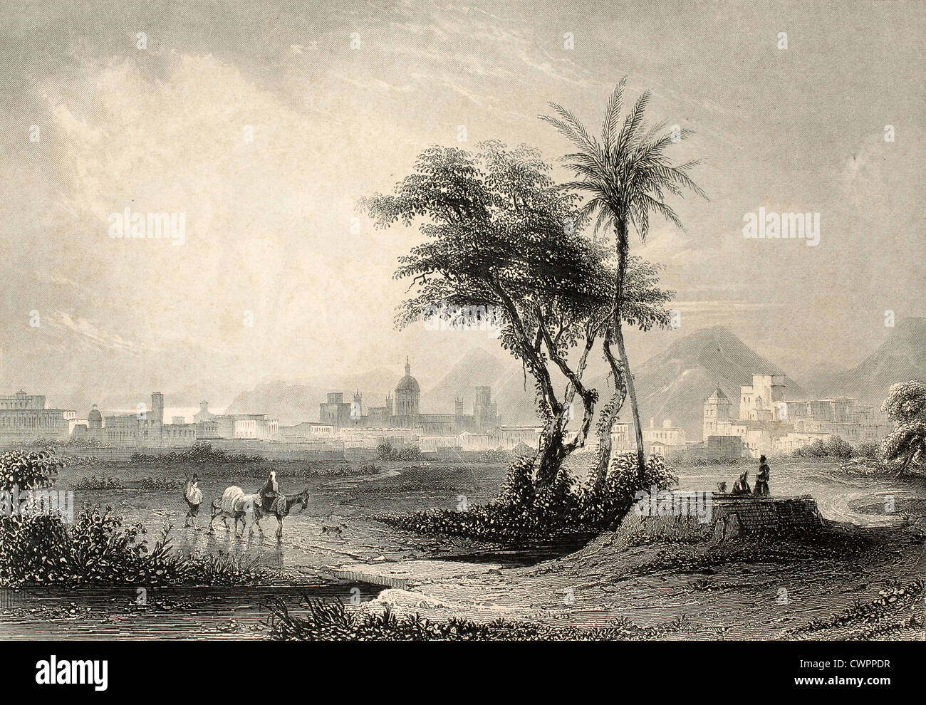 Environs de Palerme, Italie Banque D'Images