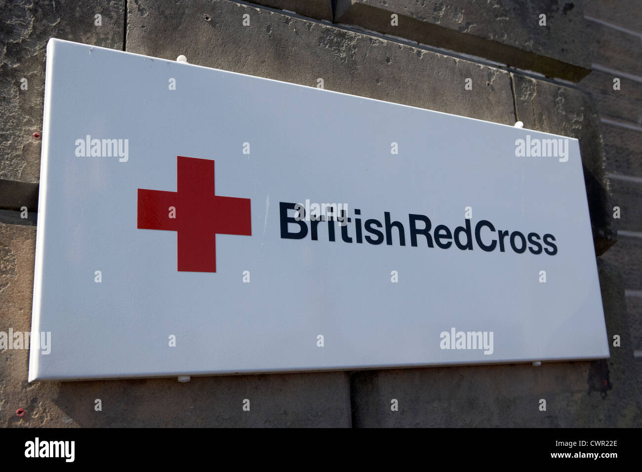 La croix rouge britannique uk Banque D'Images