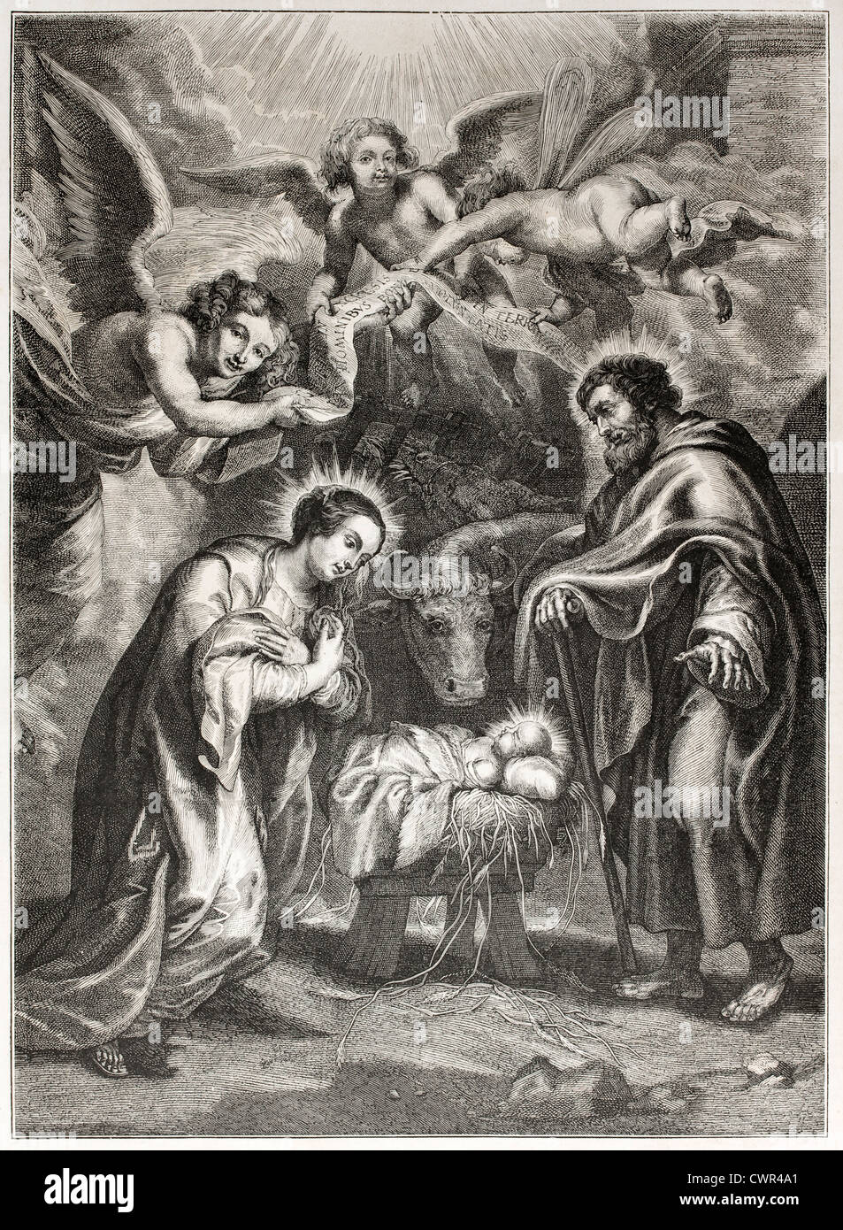 Nativité Sainte Banque D'Images