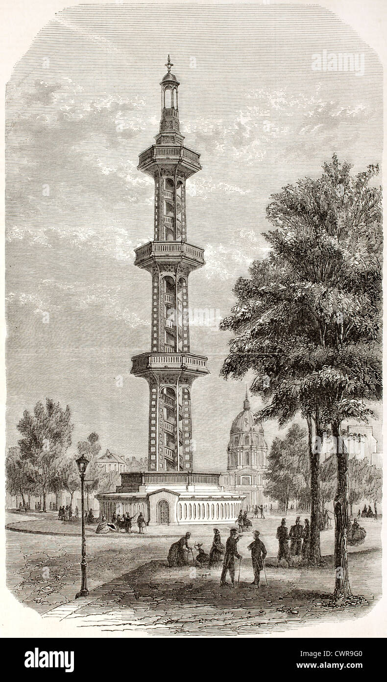 Puits artésien de Grenelle, Paris Banque D'Images