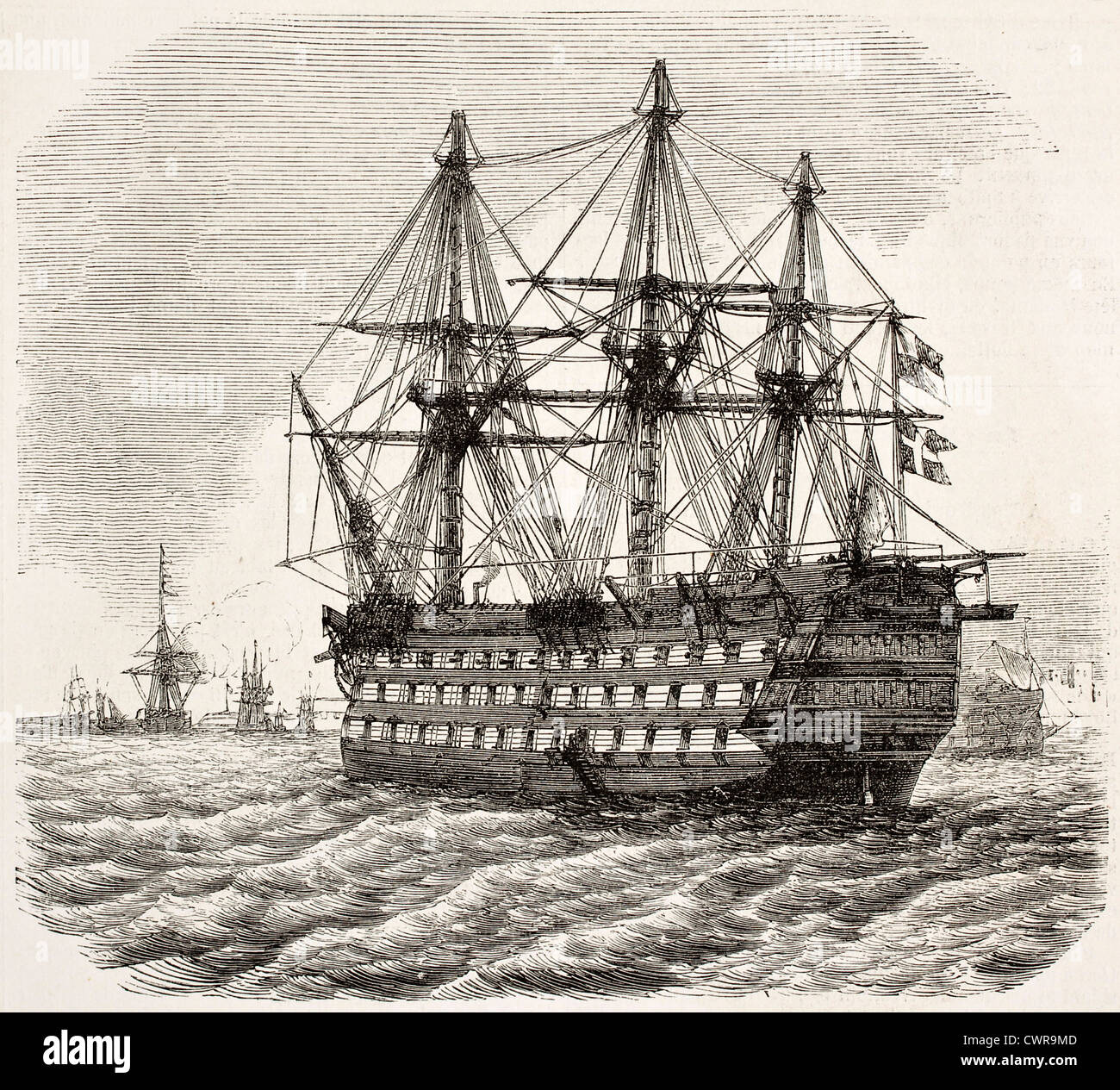 HMS Victory Banque D'Images
