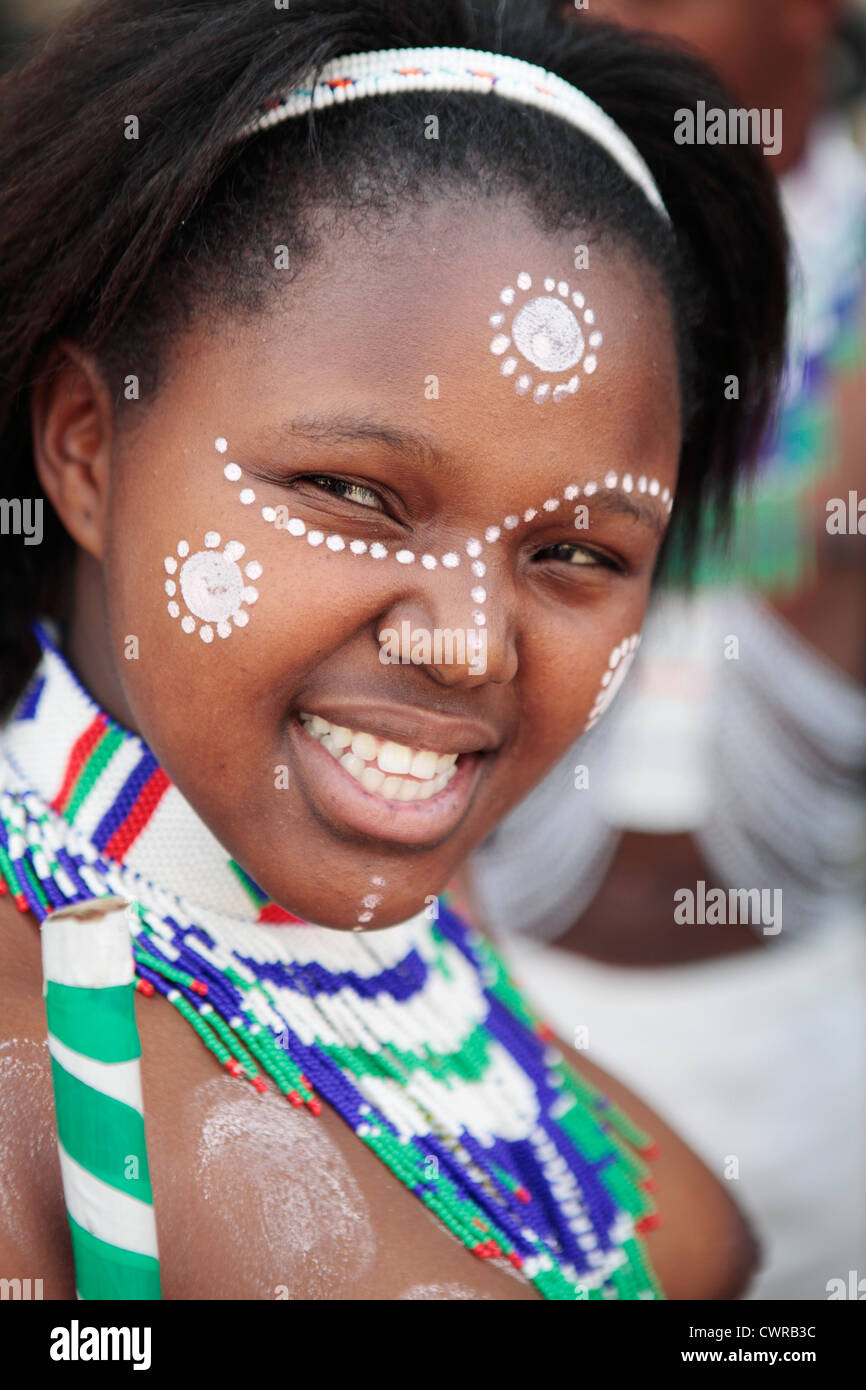 Portrait de femme Xhosa Afrique du Sud Banque D'Images