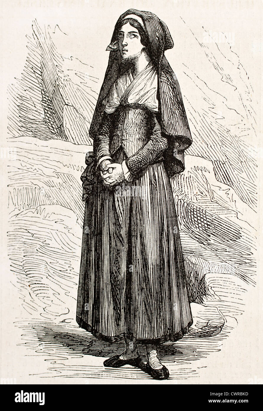 Bernadette Soubirous Banque D'Images