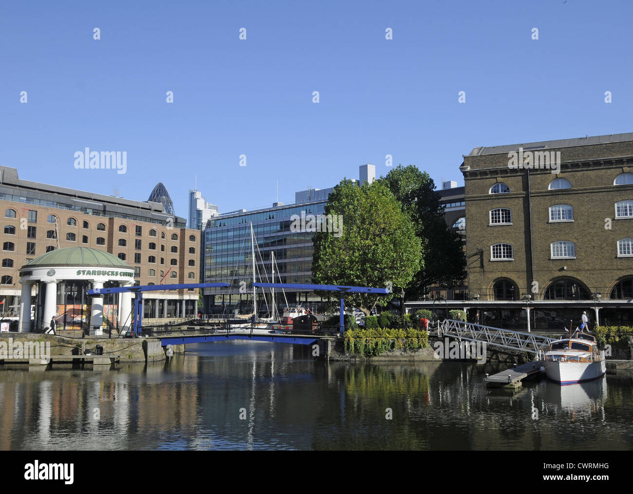 St Katherine's Dock London England Banque D'Images